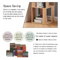 thumbnail image 4 of BonChoice 6 Tier Modern 360° Revolving Bookcase, Medium Density Fiberboard, 13.4" x 13.4" x 74.8", 4 of 9