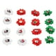 thumbnail image 2 of Juego de 16 piezas para perros medianos y pequeños con bandas de goma y lazos navideños multicolores para el pelo de mascotas, 2 of 8