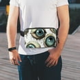 thumbnail image 7 of Halloween eyeballs Lightweight and Adjustable Crossbody Bag with Extension Strap - Unisex Sling Bag, Crossbody Bag, Fanny Pack, 7 of 7