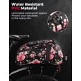 thumbnail image 4 of Bolsa trasera para portabicicletas KEMIMOTO, 13 L, resistente al agua, para maletero, rosa, 4 of 7