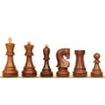 thumbnail image 3 of Zagreb Series Chess Set Golden Rosewood & Boxwood Pieces - 3.875" King, 3 of 4