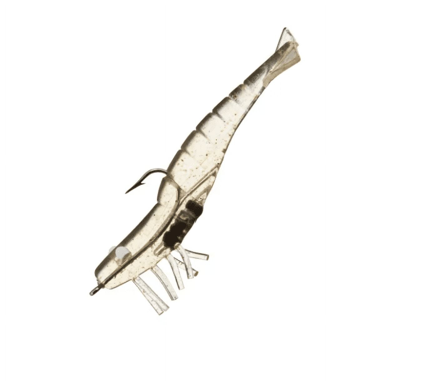 D.O.A Soft PLastic Shrimp 4" 1/2 oz Near Clear 3 Count