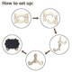 thumbnail image 3 of 24 Pcs Wooden Mini Chalkboards Signs For Food Signs, Message Signs, 3 of 4