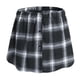 thumbnail image 3 of Falda A Cuadros 2x Media Sunnimix Camisa Mujer Dobladillo Falso, 3 of 8