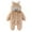 05Khaki, variant on Hicidod Baby Snowsuit Cute Cartoon Bear Ears Hooded Toddler Rompers Winter Hooded Zipper Fleece Thicken Warm Jumpsuit