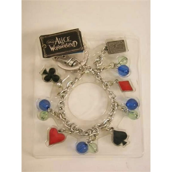 Alice in Wonderland Red Queen Keychain Bracelet
