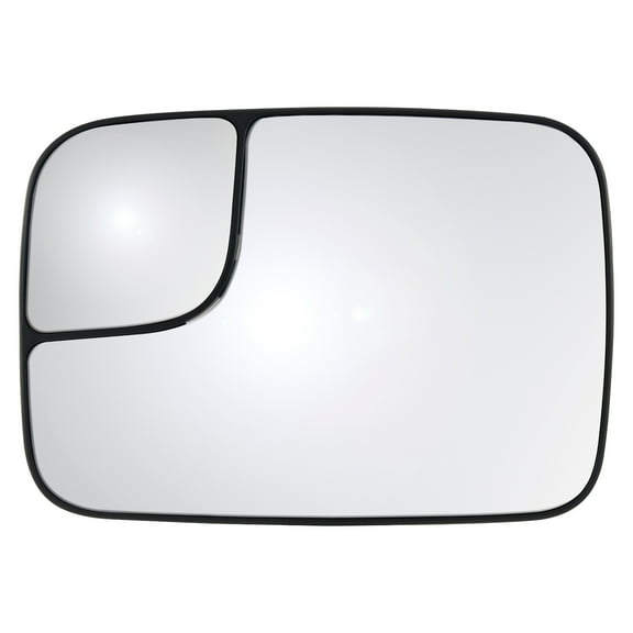 88301 - Fit System Driver Side Non-heated Mirror Glass w/ backing plate, Dodge Ram Pick-Up 1500 05-08, Ram Pick-Up 2500/3500 05-09, 7 3/16" x 10 1/4" x 11 1/16" (for OE towing Mirror, w/ blind spot)
