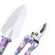 thumbnail image 2 of 5/10 juegos de herramientas de jardín portátiles con estampado floral púrpura regalos de jardín para mujeres y hombres 5 piezas kusrkot Juegos de herramientas para jardines, 2 of 6