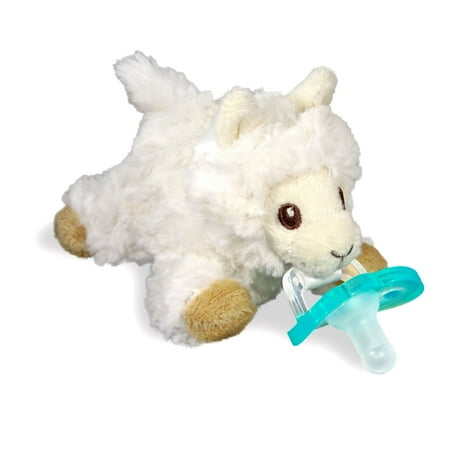 UPC: 0850028177143 | RaZbaby RaZbuddy Paci Holder – Detachable JollyPop Pacifier 0m+ – Llama – Bpa Free – Pacifier Made in USA
