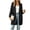 Black jacket for women #6, variant on Women Open‑Front Cable Knit Cardigan, Long Sleeve Duster Sweater Coat with Side Pockets, Ribbed Cuffs Hem Relaxed Fit Casual Layering Outwear for Fall Winter Navy,Free Size