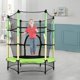 thumbnail image 4 of Zimtown Trampolín para niños de 55", con red de cerramiento, verde/amarillo Zimtown Trampolín, 4 of 6