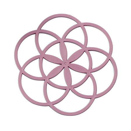 

Multi-Use Intricately Carved Hot Pads and Mats Hollow Flower Design Kitchen Gift