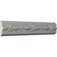 thumbnail image 2 of Ekena Millwork 1 3/4"H x 5/8"P x 94 1/2"L Flower Chair Rail (8-Pack), 2 of 6