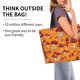 thumbnail image 2 of Balery Mushroom Bolsa Tote Estilo Estético con Cremalleras, Bolsa de Hombro, Bolsa de Compras Grande y Plegable, 2 of 8
