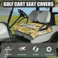 thumbnail image 3 of Yuyamidu Cute Bee Golf Cart Seat Covers for 2-Seat Golf Cart, Daisy Golf Cart Seat Towel Blanket for Club Car Travel Sports Accessories Decor, Yellow, 3 of 7