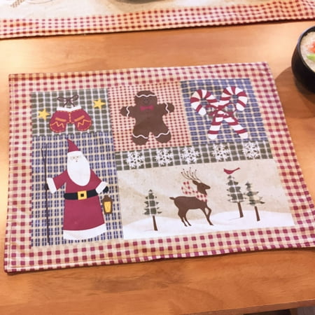 

Livesture Christmas decoration placemat Rectangle A