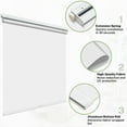 thumbnail image 5 of MiLin No Tools No Drill Cordless Roller Shades Roller Windows Shades Thermal Insulated Reduce Noise Privacy Window Roller Blinds for Home and Office (Blakcout, Beige, 60 1/2"W X 48"H), 5 of 6