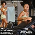 thumbnail image 4 of Microfiber Workout Towels - Quick Dry, Highly Absorbing, Odor-Free, for Women & Men - Gym Sweat Sports Towel for Hot Yoga, Tennis, Running, Exercise, Working Out, Camping, Set of 5 Pastel, 4 of 9