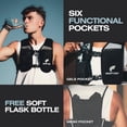 thumbnail image 4 of Chaleco para correr SWIFTVEST para mujeres y hombres con botella de agua de 500 ml, 4 of 7