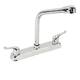 thumbnail image 1 of Grifo Mezclador De Cocina Doble Comando Lion T. 3551 Cromado Xtellar plateado, 1 of 2
