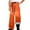 VZ216# Orange, variant on Cargo Pants for Men Elastic Waist Quicking Drying Thermal Outdoor Breathable Windproof Work Pants with Two Piece for Casual Relaxed Cozy Dailywear