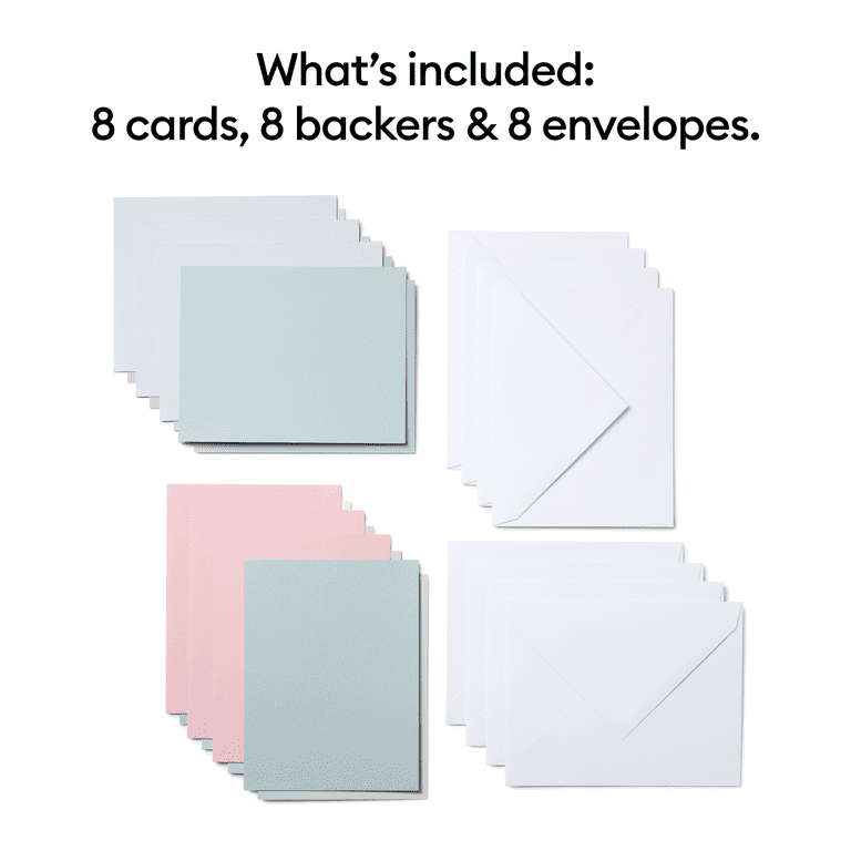 Cricut Joy™ Insert Cards, Pastel Sampler - A2 