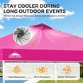 thumbnail image 4 of EAGLE PEAK 10 x 10 ft Straight Leg Pop-up Canopy w/ Easy Peak One Person Setup (100 sqft of Shade), 4 of 10