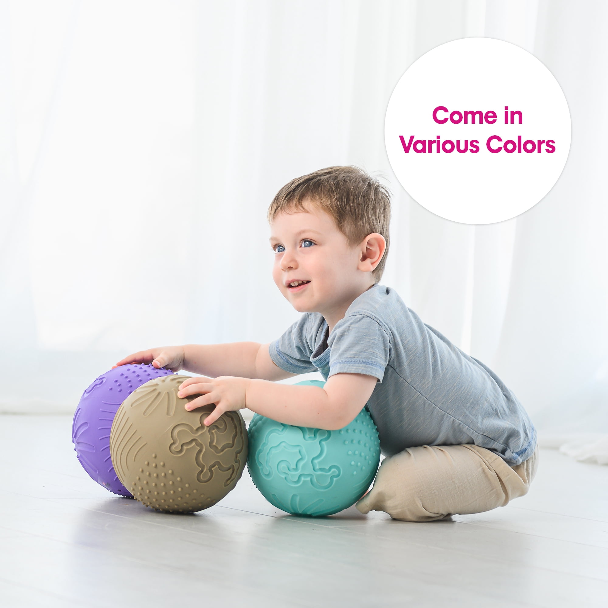 Edushape Texture-iffic Sensory Ball for Baby Purple