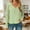 Green, variant on Women's Long Sleeve Base Layer Top with Multi-Colored Mesh Fabric for Casual Layering