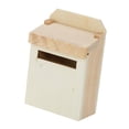 thumbnail image 2 of Mini buzón de de madera, buzón de para manualidades DIY, buzón de para 1/12, muebles para niños, conjunto de Hugo Buzón de casa de muñecas, 2 of 4