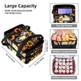 thumbnail image 3 of Unicorn Double Layered Insulated Lunch Bag with Two Compartments, Large Capacity Handheld Lunch Bags for Refrigerated Meals, 7.1x11.4x16.1 Inches, 3 of 6