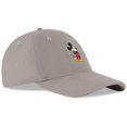 thumbnail image 3 of Disney Men's Mickey Mouse Baseball Cap, Snap-Back Dad Hat, Warm Grey, One Size, 3 of 7