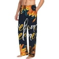 thumbnail image 6 of Sikiie Sunflower Welcome A Pajama Pants Men, PJ Bottoms, Sleep & Lounge Pants-XX-Large, 6 of 6