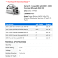 thumbnail image 2 of Starter 1 - Compatible with 2001 - 2005 Chevrolet Silverado 2500 HD - Autopart Premium, 2 of 2