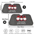 thumbnail image 3 of Picia Chillin with My Gonme Curved Windshield Sunshade Accordion Folding Style Auto Shade for Car Truck SUV Van Blocks UV Ray Sun Visor Protector -Medium, 3 of 7
