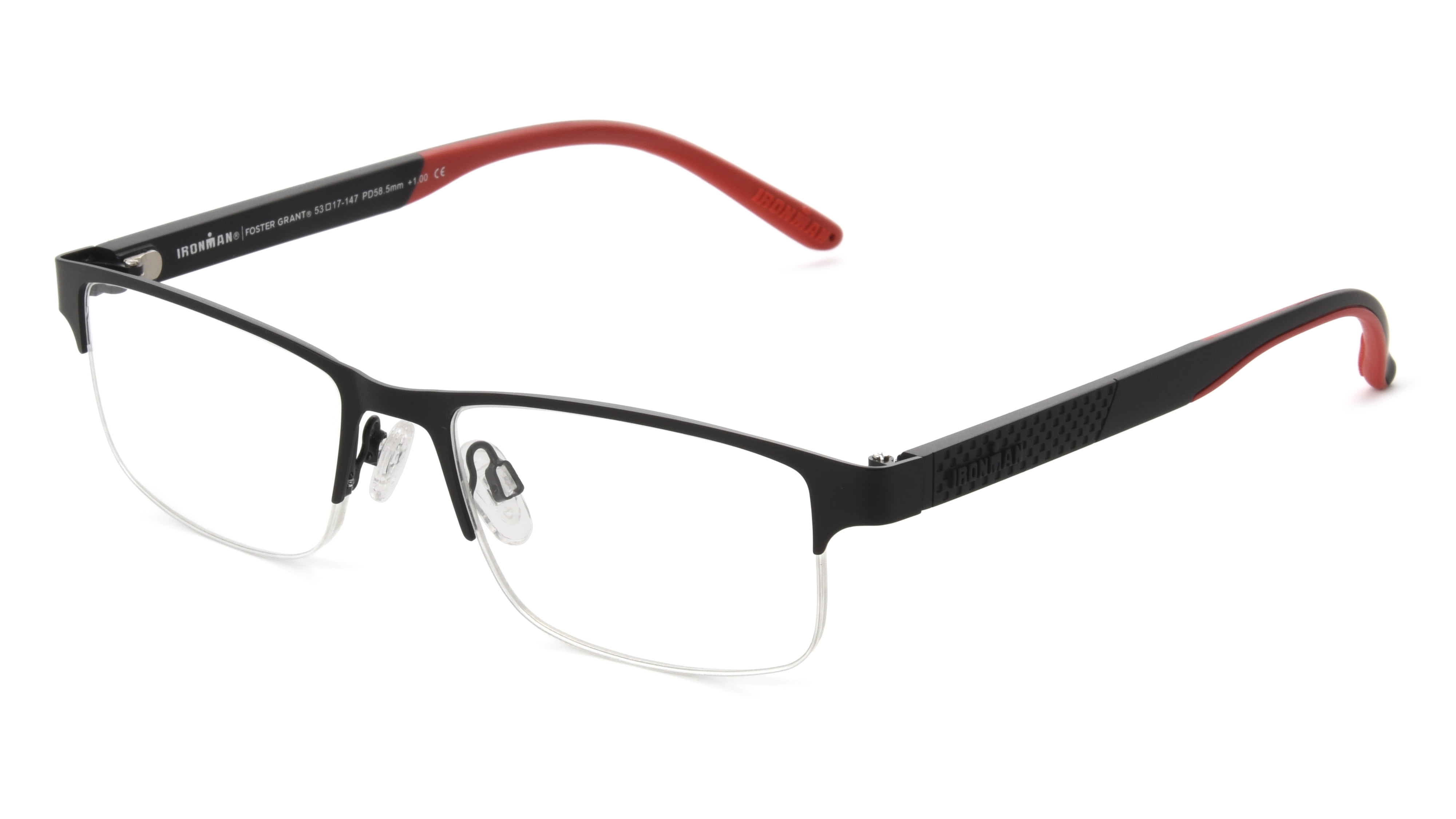 Chandler Rectangle Reading Glasses - Brown, Men's Eyeglasses