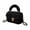 Black, variant on TrendOFT Woven Shoulder Bags Commute Woven Bag Hand Knit Material Crossbody Shoulder Bag Lightweight Casual Daily Handbag Black One Size