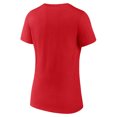 thumbnail image 3 of Women's  Red Buffalo Bills Primary Logo V-Neck T-Shirt, 3 of 3