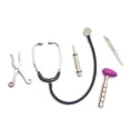 thumbnail image 4 of 5pcs 1/12 Dollhouse Mini Stethoscope Care Tools Hospital Accessories Toys Set Kaesi fz, 4 of 4