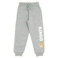 thumbnail image 5 of Bluey Bingo Little Boys Fleece Pullover Hoodie and Jogger Pants Outfit Set Orange / Gray 6, 5 of 5