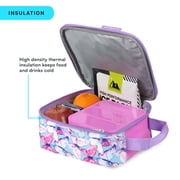 Arctic Zone Lunch Box Combo with Thermal Insulation, Watercolor Butterflies