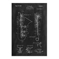 thumbnail image 2 of Blackboard Patent, Saxophone (19x27 inches, Premium 500 Piece Jigsaw Puzzle for Adults and Family, Made in USA), 2 of 4