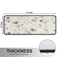 thumbnail image 5 of Kitchen Rugs Sets Of 2,Pioneer Flower Floral Print Pattern Anti Fatigue Kitchen Mat Rugs Non Slip Washable,Decorative Kitchen Floor Mats for Kitchen,Sink,Laundry,17"x47"+17"x47", 5 of 5