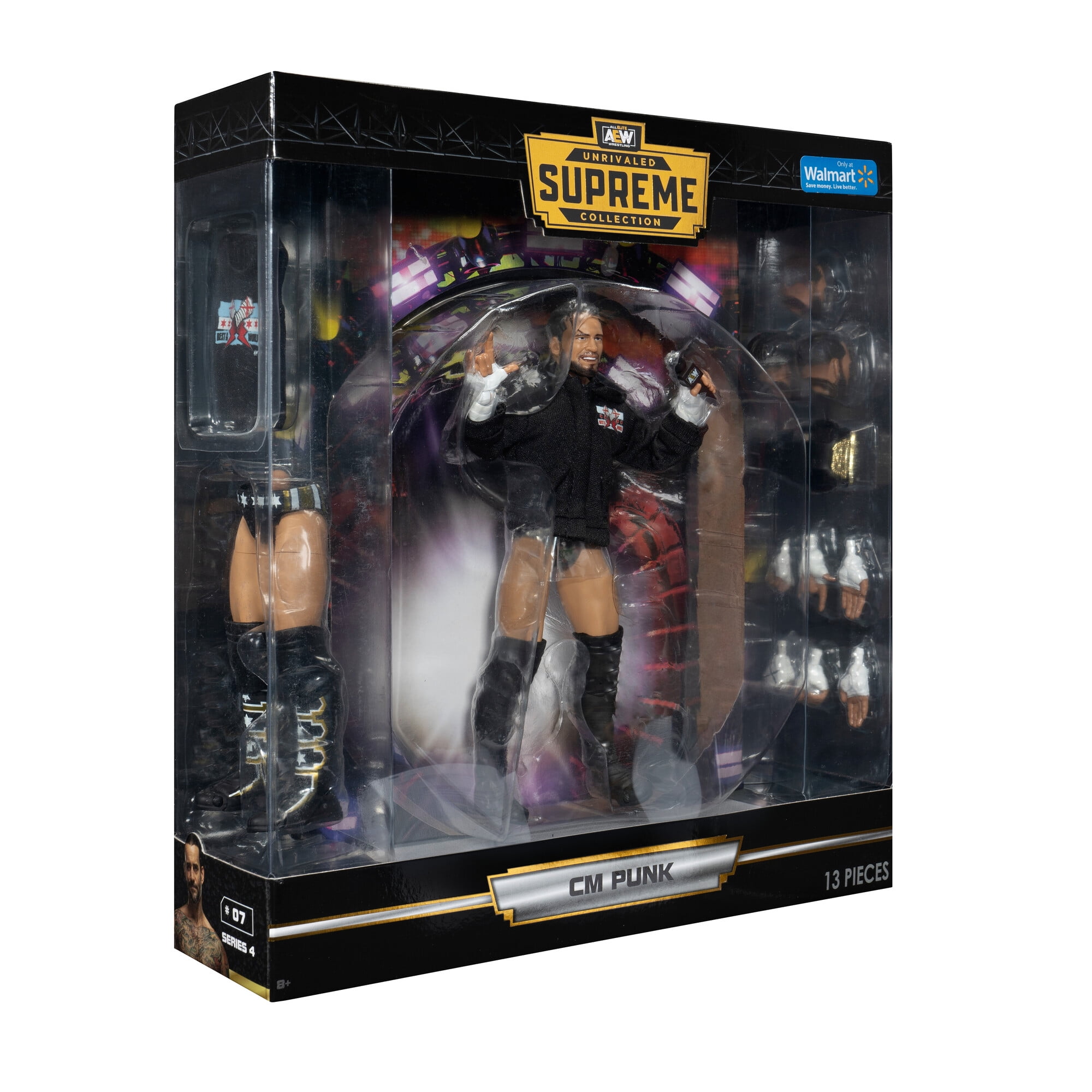AEW Unrivaled CM Punk - Walmart Exclusive 6 inch Figure with