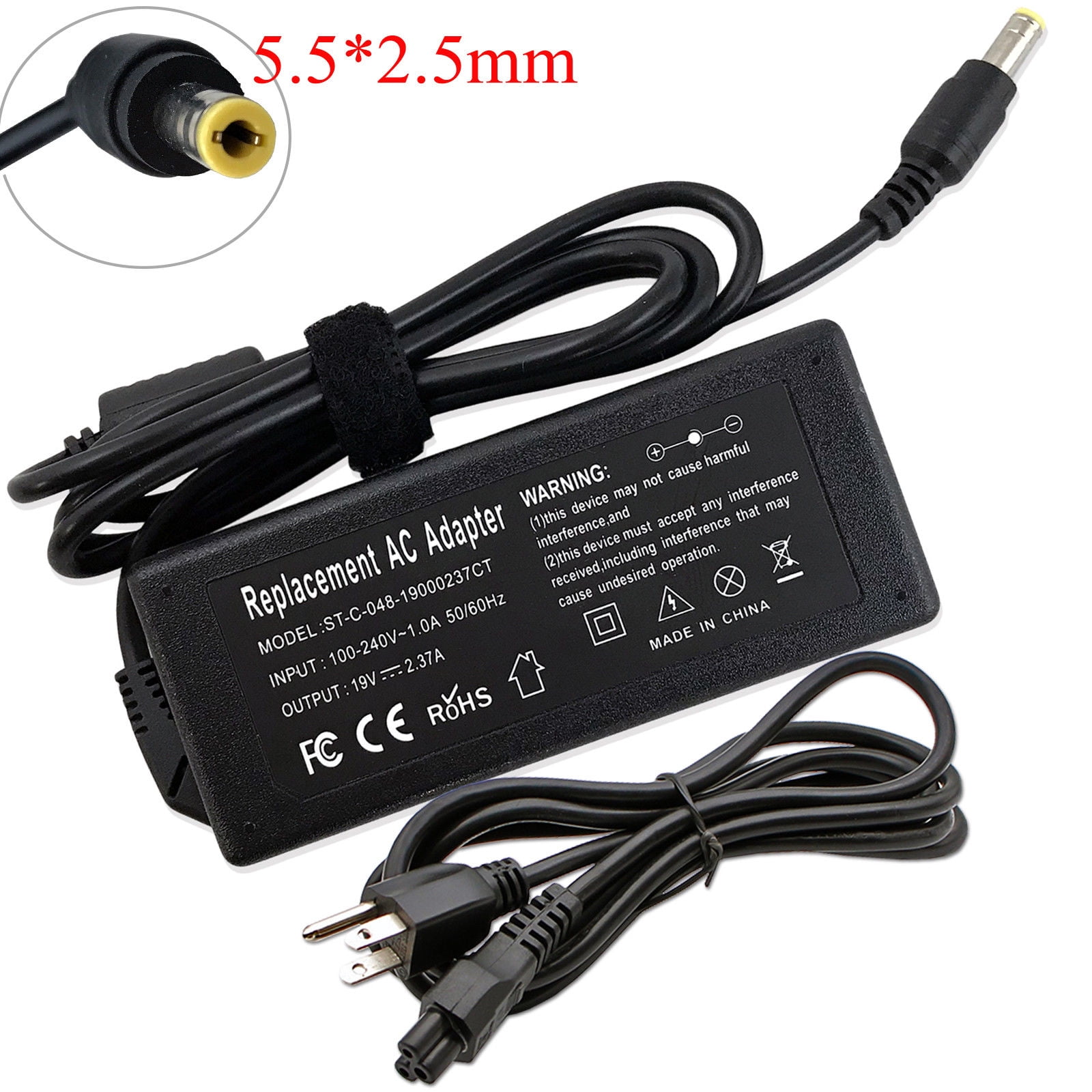 45W AC Adapter Charger Power Cord For Toshiba Satellite Fusion 15 L55W