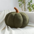 thumbnail image 3 of Douhoow Pumpkin Throw Pillow, Super Fluffy Pumpkin Plush Stuffed Toy Halloween Pumpkin Cushion, 3 of 4
