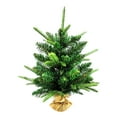 thumbnail image 2 of Cedar Mini Flocked Christmas Tree, PVC Small Tree For Holiday Tabletop Displays, Shelves, Or Mantels, Perfect Christmas Decoration To Add Festive Charm And Seasonal Cheer To Any Room, 2 of 6