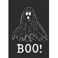 thumbnail image 3 of Póster nórdico de Halloween con diseño de esqueleto, bruja, gótico, fantasma, lienzo, calabaza, murciélagos, gato, impresiones, arte de pared para decoración de sala de estar, 3 of 5