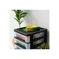 thumbnail image 4 of IRIS USA 4-Drawer Small Desktop Storage System, Black, 4 of 6
