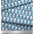 thumbnail image 2 of Soimoi Cotton Duck Fabric Penguin Ocean Decor Fabric Printed Yard 42 Inch Wide, 2 of 3